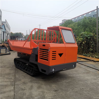2600RPM Crawler Mini Dumper Oil Palm Tractor พร้อมเครื่องยนต์กำลังสูง