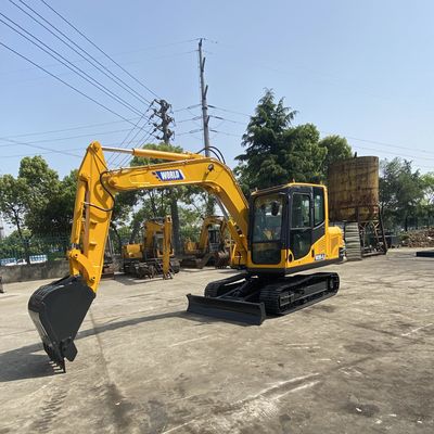 รถขุดล้อยางขนาดเล็กประหยัดพลังงาน เครื่องขุดขนาดเล็กเสียงรบกวนต่ำ