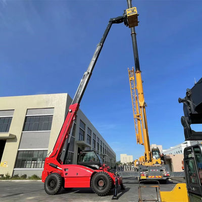 7ton Telescopic Handler Forklift ที่วางใจได้ Telescopic Boom Handler
