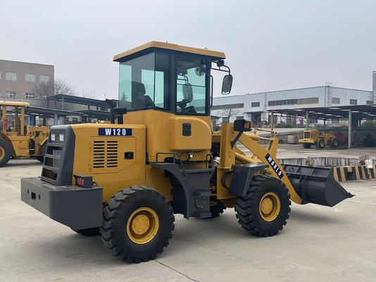 รถตักล้อยางหน้า W120 น้ำหนักใช้งาน 2 ตัน สำหรับการเกษตร เหมืองหิน บุ้งกี๋ 0.6 ลบ.ม. 0.8 ลบ.ม.