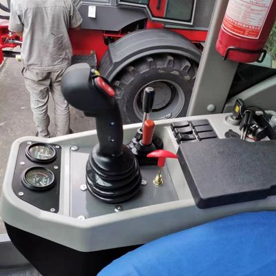 Changchai Engine รถตักล้อยางขนาดเล็กพร้อมบูมบุ้งกี๋
