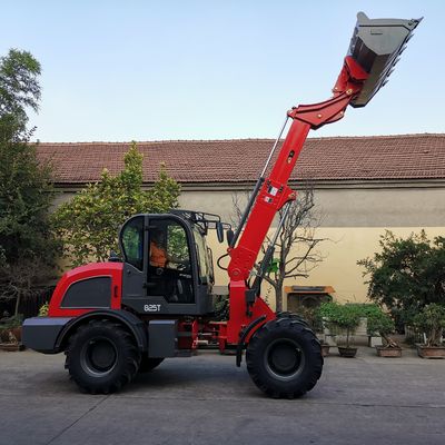 Changchai Engine รถตักล้อยางขนาดเล็กพร้อมบูมบุ้งกี๋