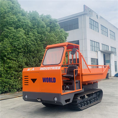 รถไถตีนตะขาบการเกษตร 4WD Mini Dumper สำหรับการขนส่งผลไม้