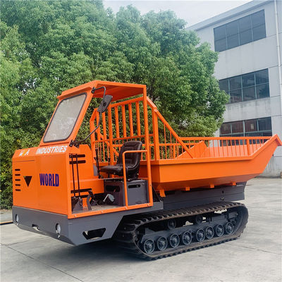 Multi Purpose Crawler Mini Dumper Smooth Transmission สำหรับสวนปาล์มน้ำมัน