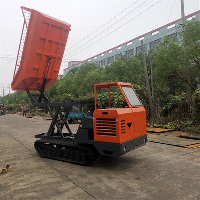 2600RPM Crawler Mini Dumper Oil Palm Tractor พร้อมเครื่องยนต์กำลังสูง