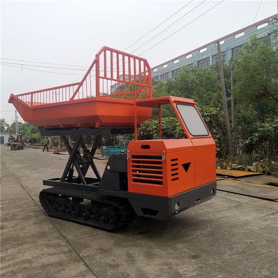 2600RPM Crawler Mini Dumper Oil Palm Tractor พร้อมเครื่องยนต์กำลังสูง