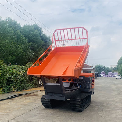 Electric Start Crawler Mini Dumper 35HP Oil Palm Tractor สำหรับสวนปาล์มน้ำมัน