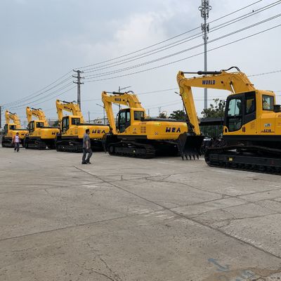 Isuzu Engine Hydraulic Crawler Excavator Stability สำหรับการขุด
