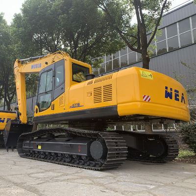 การทำงานที่มีประสิทธิภาพรถขุดตีนตะขาบไฮดรอลิก 0.9m3 รถขุดไฟฟ้าขนาดเล็ก
