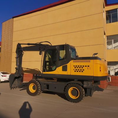 เครื่องขุดขนาดเล็ก 4WD 0.6m3 Bucket Small Excavator Machine