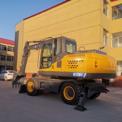 รถขุดไฮดรอลิกไฟฟ้าขนาดเล็ก 4 สูบพร้อมเครื่องยนต์ Isuzu