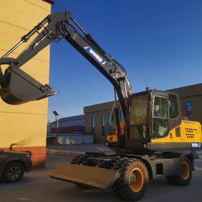 Log Grapple Mini Hydraulic Excavator เบรกไฮดรอลิก เครื่องขุดขนาดเล็ก
