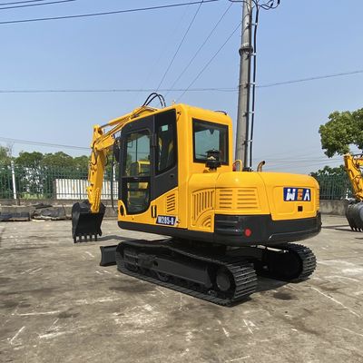 รถขุดตีนตะขาบขนาดเล็ก 2200 กิโลวัตต์สีเหลืองรถขุดขนาดเล็กขนาดเล็ก
