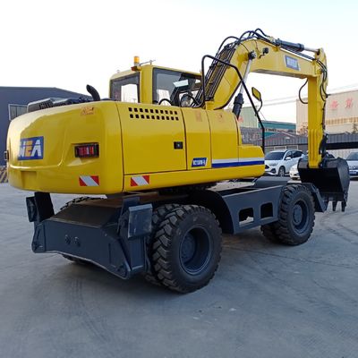 รถขุดเล็กล้อเหลือง YUCHAI Engine Small Digging Machine