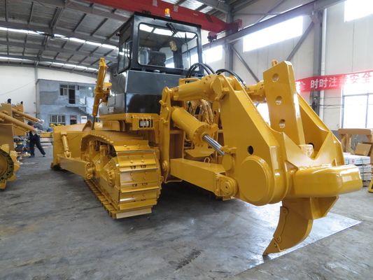 รถปราบดินยี่ห้อ China WORLD อันดับต้น ๆ ประเภทรถดันดินม้าใหญ่เท่ากับ CAT D8 Bulldozer มุม balde