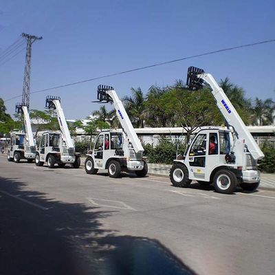 เครื่องยกขนยางมือโทรทรรศน์ WEA25-4 สําหรับการจัดการวัสดุที่หลากหลาย