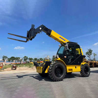 2.5 Ton Telescopic Handler Forklift ความเสถียรพร้อมเซ็นเซอร์โหลด