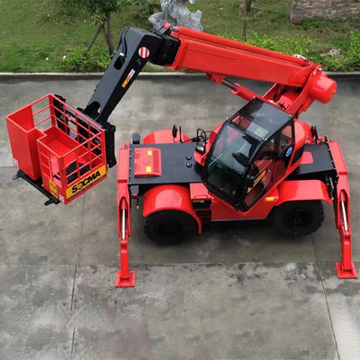 5ton Telescopic Handler Forklift รถยกขนาดกะทัดรัดพร้อม CE