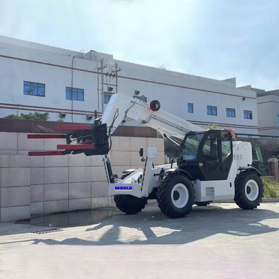 รถยก Telescopic Forklift รูปทรงสวยงามเรียบพร้อมตะขอยก