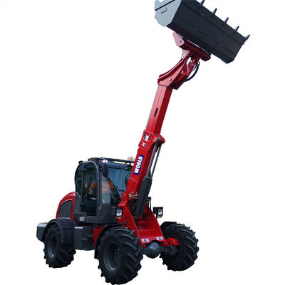 รถตักล้อยางแบบก้านโยกไฟฟ้า 825T รถตักล้อยางแบบแขนยืดได้