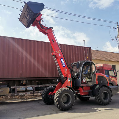 รถตักล้อยางแบบก้านโยกไฟฟ้า 825T รถตักล้อยางแบบแขนยืดได้