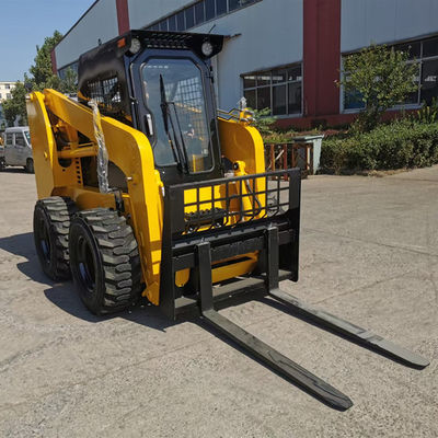รถตักขนาดเล็ก 1 ตัน Skid Steer Mini Loader พร้อมถัง