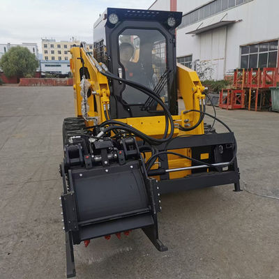 Heavy Duty Bobcat Mini Skid Steer Loader 2tons Diesel Mini Loader