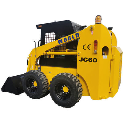 รถตักขนาดเล็กที่มีประสิทธิภาพอเนกประสงค์พร้อมเครื่องกวาดพื้น JC60