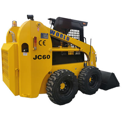 รถตักขนาดเล็กที่มีประสิทธิภาพอเนกประสงค์พร้อมเครื่องกวาดพื้น JC60