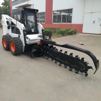 CE Small Skid Steer Loader 4WD ความจุสูงสำหรับงานก่อสร้าง