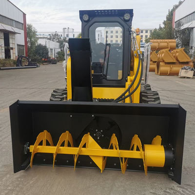 CE Small Skid Steer Loader 4WD ความจุสูงสำหรับงานก่อสร้าง