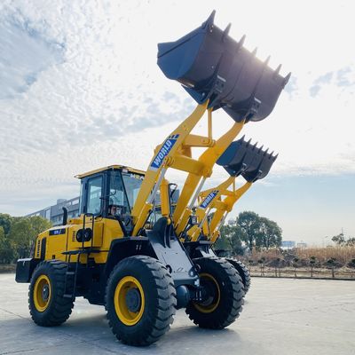 2200rpm Front End Wheel Loader Cummins Engine Water Cooling การทำงานที่รวดเร็ว