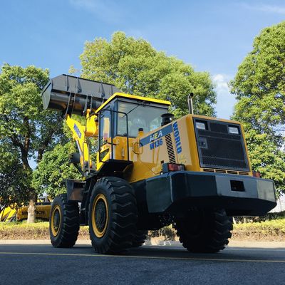 2200rpm Front End Wheel Loader Cummins Engine Water Cooling การทำงานที่รวดเร็ว