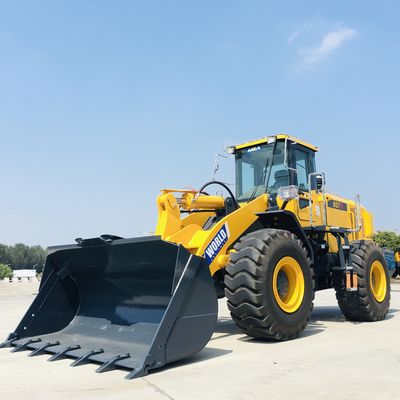 ล้อพลังงานไฟฟ้า Front End Loader รถแทรกเตอร์ฟาร์มขนาดเล็กพร้อมถัง 3m3
