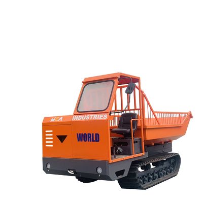 รถไถตีนตะขาบการเกษตร 4WD Mini Dumper สำหรับการขนส่งผลไม้