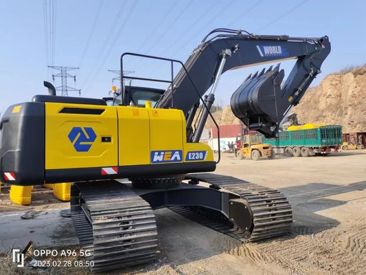 รถขุดตีนตะขาบไฮดรอลิกขนาด 1cbm พร้อมเครื่องยนต์ Cummins สำหรับการเคลื่อนย้ายดินบนภูเขา