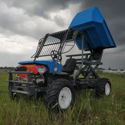 รถไถเก็บเกี่ยวน้ำมันปาล์ม 4WD บำรุงรักษาง่าย