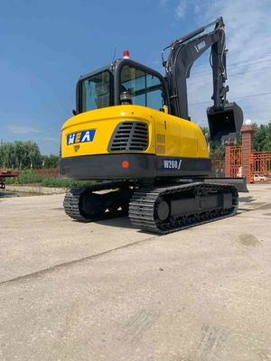 รถขุดตีนตะขาบขนาดเล็ก 5.8*2.0*2.1 ม. สูงสุด รัศมีการขุด 6.1 ม. เท่ากับ Komatsu PC60