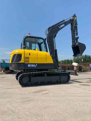รถขุดตีนตะขาบขนาดเล็ก 5.8*2.0*2.1 ม. สูงสุด รัศมีการขุด 6.1 ม. เท่ากับ Komatsu PC60