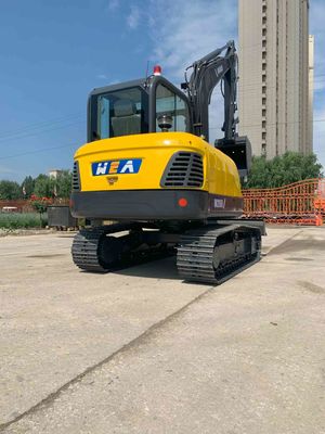 รถขุดตีนตะขาบขนาดเล็ก 5.8*2.0*2.1 ม. สูงสุด รัศมีการขุด 6.1 ม. เท่ากับ Komatsu PC60