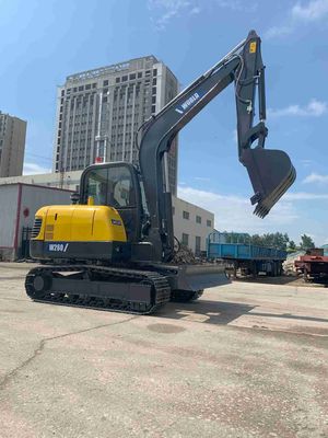 18-20Mpa รถขุดตีนตะขาบขนาดเล็กแบบไฮดรอลิค ขุดลึก 3.8 ม. เทียบเท่า Komatsu 60 CAT 306