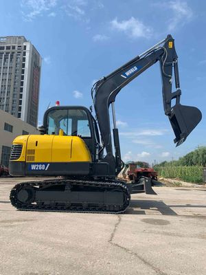 เครื่องขุดขนาดกะทัดรัดพร้อมแรงขุดถัง 40.2KN เทียบเท่ากับ Komatsu PC60