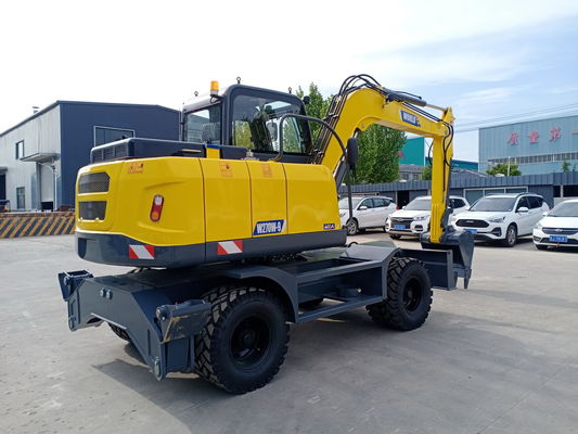 รถขุดตีนตะขาบล้อ 62.5kW พร้อมเครื่องยนต์ YuChai หรือ Cummins เพื่อการเกษตรในชนบท