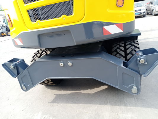 รถขุดตีนตะขาบล้อ 62.5kW พร้อมเครื่องยนต์ YuChai หรือ Cummins เพื่อการเกษตรในชนบท