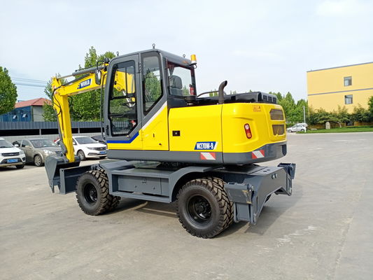 รถขุดตีนตะขาบล้อ 62.5kW พร้อมเครื่องยนต์ YuChai หรือ Cummins เพื่อการเกษตรในชนบท