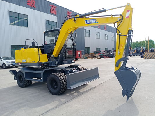 Mechanic Mini Wheel Crawler Excavator Bucket 0.2--.6cbm For River Clean