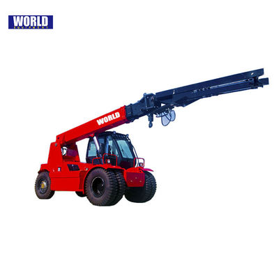 ประเทศจีนโลก 11 ตัน ขนาดใหญ่ ไฮดรอลิกควบคุม Forklift Telescopic Wheel Loader สําหรับขาย
