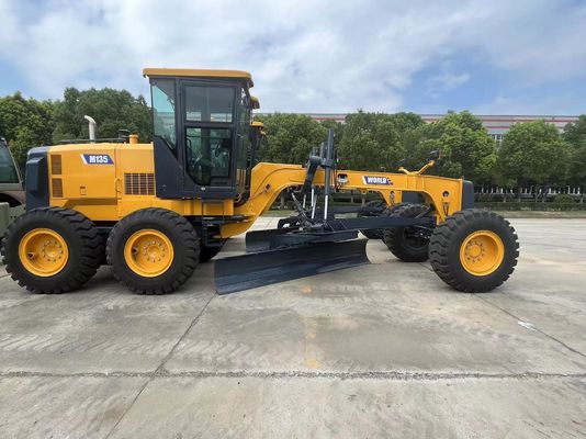 รถเกลี่ยดินเครื่องจักรกลหนัก Komatsu 97kw พร้อมเครื่องปรับอากาศ