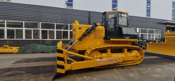 การหล่อลื่นแบบบังคับประเภทตีนตะขาบ Bulldozer ประเภทตีนตะขาบ 220HP พร้อมการเคลื่อนที่ไปข้างหน้า 3 ครั้ง 3 ครั้ง