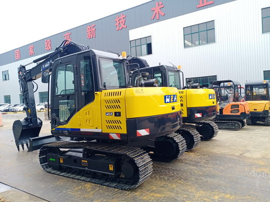 56KN ขนาดสูงสุดถังขุดแรงล้อ excavator สําหรับขุดหัก dredging